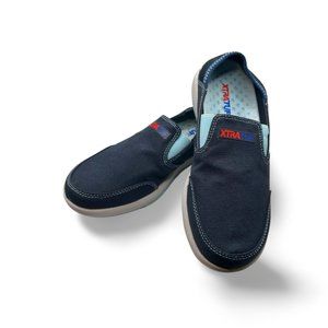 Xtratuf XWH-200 Women's Grey Blue Slip On Flats Loafer Boat Shoes